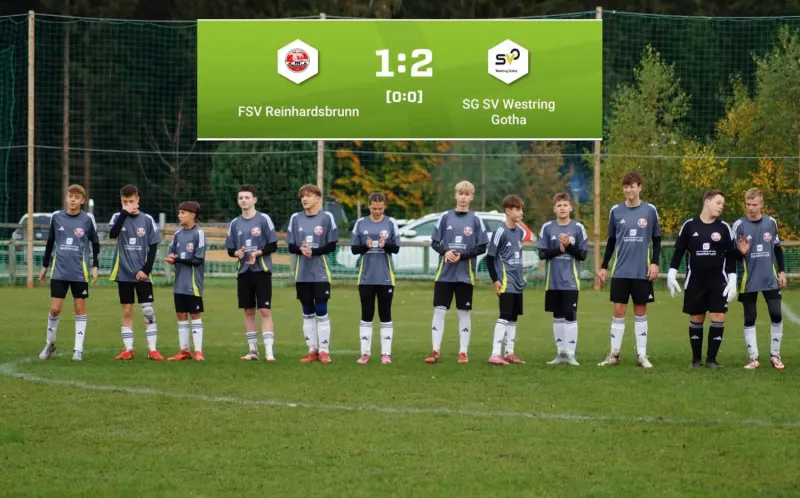 C-Junioren mit knapper Heimniederlage