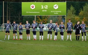 C-Junioren mit knapper Heimniederlage