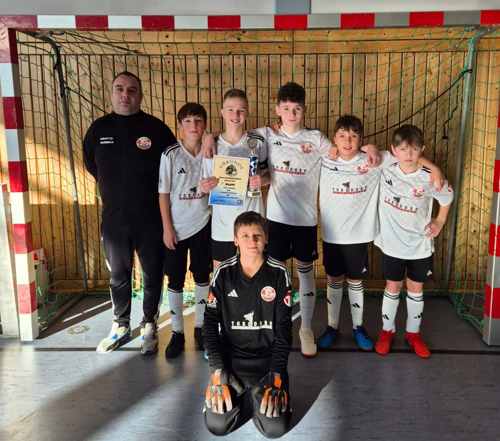 Turniersieger beim 19 Indoor-Soccer Cup in Emleben